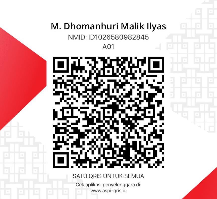 QRIS Muhammad Dhomanhuri Malik Illyas